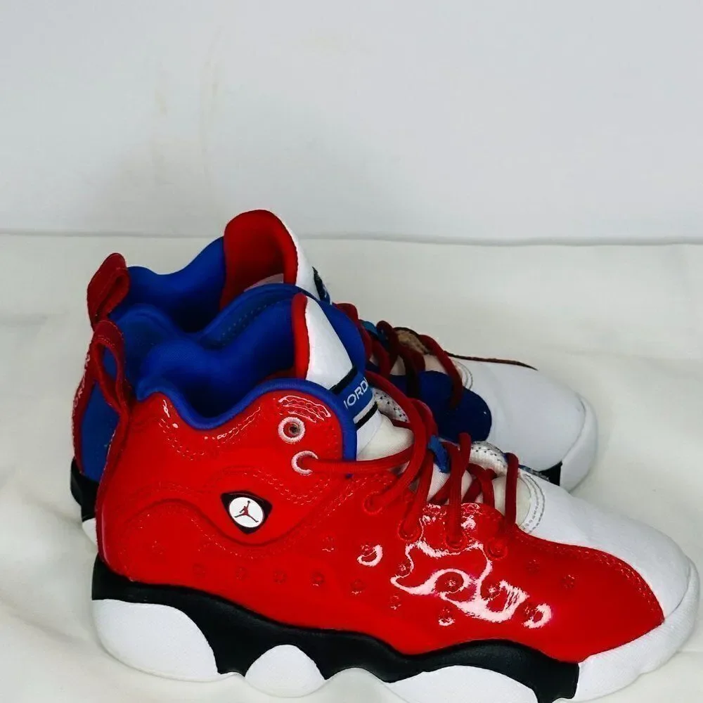 Jordan Unisex Kids Multicolor Jumpman Team 2 Athletic Running Shoes Size US 11C - Picture 4 of 10